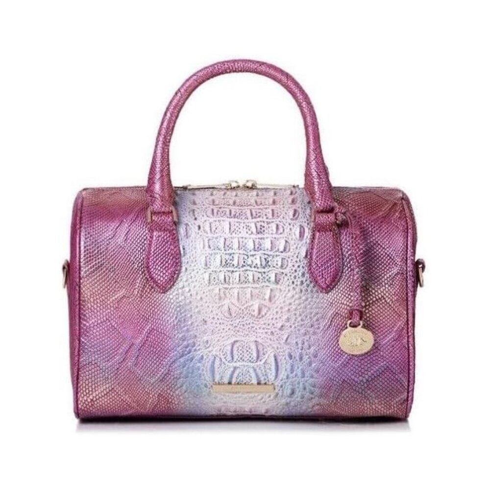 Brahmin Stacy Leather Satchel – Multi Sundial